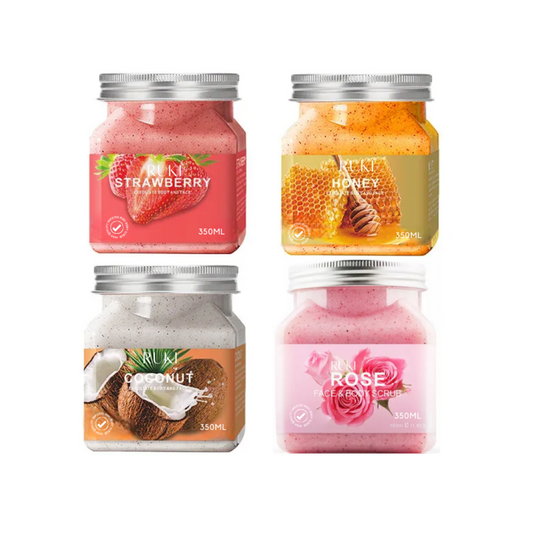 Body Scrub Fruity Exfoliate Body Hand Foot Scrub Deep Cleansing Scrub for Body 350ml