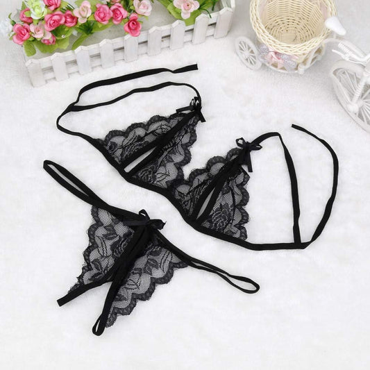 Lingerie Sleepwear Lady Lingerie Lace Women G String Underwear Sexy Kimono Lingerie