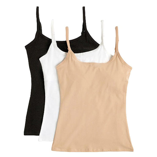 Pack of 3Pcs Luxury Camisole for Girls Shameez Stretcheable for Women of Good Quality cotton