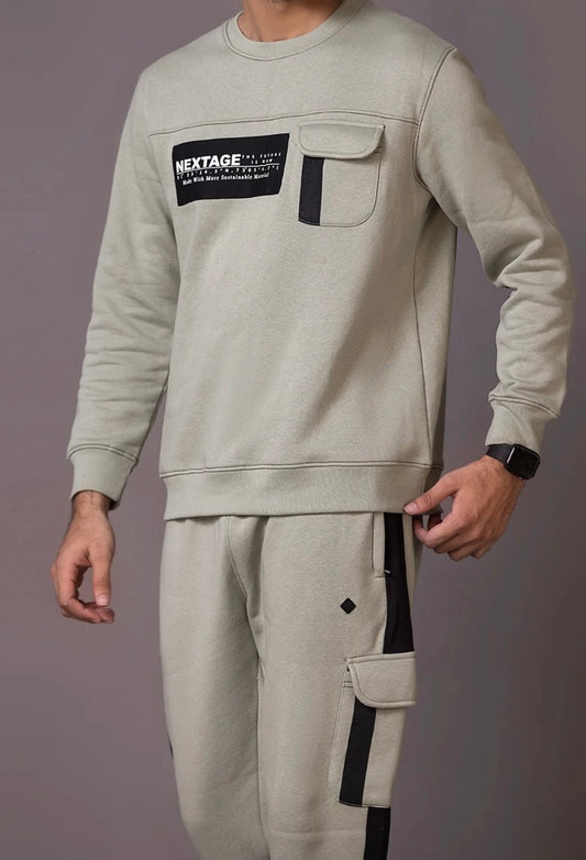 unisex Cargo Fleece Tracksuit