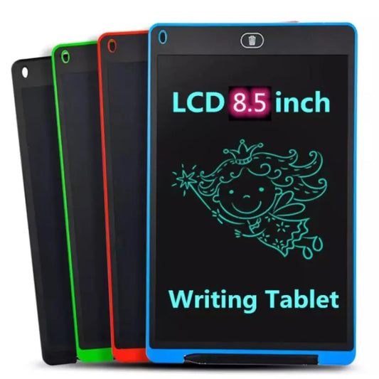 8.5 inch Kids Doodle & Scribble Boards with Protect Cover, Educational Toys, Erasable E-Writer Digital Drawing Board Toddler Toys Kids Drawing Pad Best Gift for Kids-Multi-color