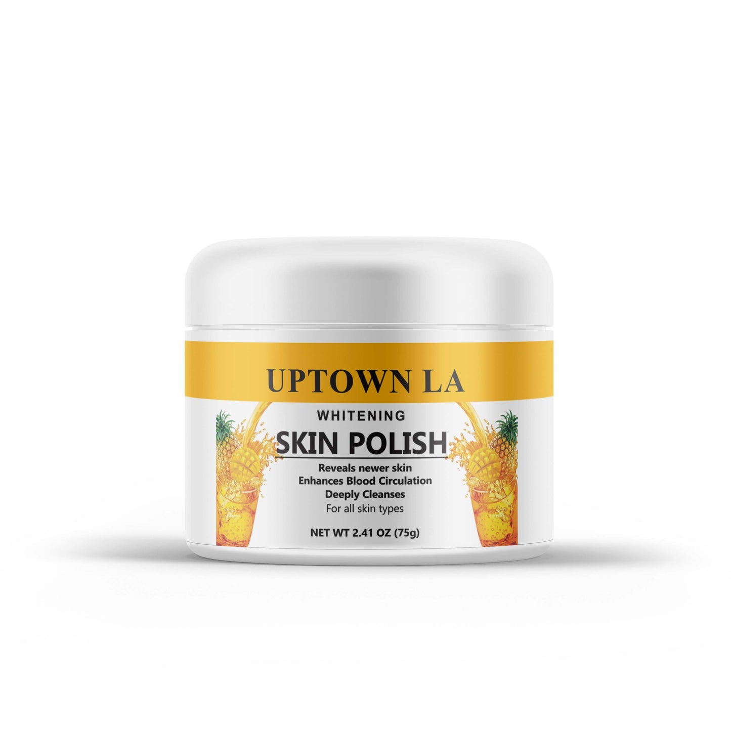 UPTOWN LA FACIAL WHITENING SKIN POLISH FOR ALL SKIN TYPES 75 ML