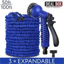 Garden Hose Pipe 100ft / 50ft Magic Hose Expandable Stretch Hosepipe with Spray_Gun