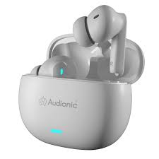 Audionic Airbud 425 Quad Mic, ENC Wireless Earbuds, Gaming mode Low Latency TWS Earbud With 40 Hours Playrime, IPx4 Water Proof Wireless Earphones With Voice Asistance Bluetooth Ear buds And Headphones