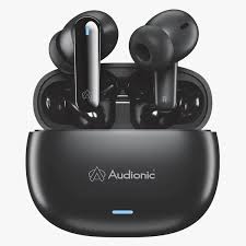 Audionic Airbud 425 Quad Mic, ENC Wireless Earbuds, Gaming mode Low Latency TWS Earbud With 40 Hours Playrime, IPx4 Water Proof Wireless Earphones With Voice Asistance Bluetooth Ear buds And Headphones