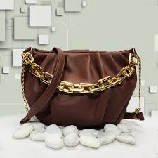 Hand bags for girls with Stylish Golden chain And Long strap