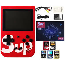 SUP Game Box Plus Console With Controller 400 in 1 Retro Video Games For Kids Handheld Game PAD Gamebox Connects with LCD / TV