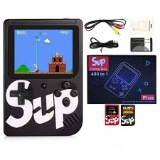 SUP Game Box Plus Console With Controller 400 in 1 Retro Video Games For Kids Handheld Game PAD Gamebox Connects with LCD / TV